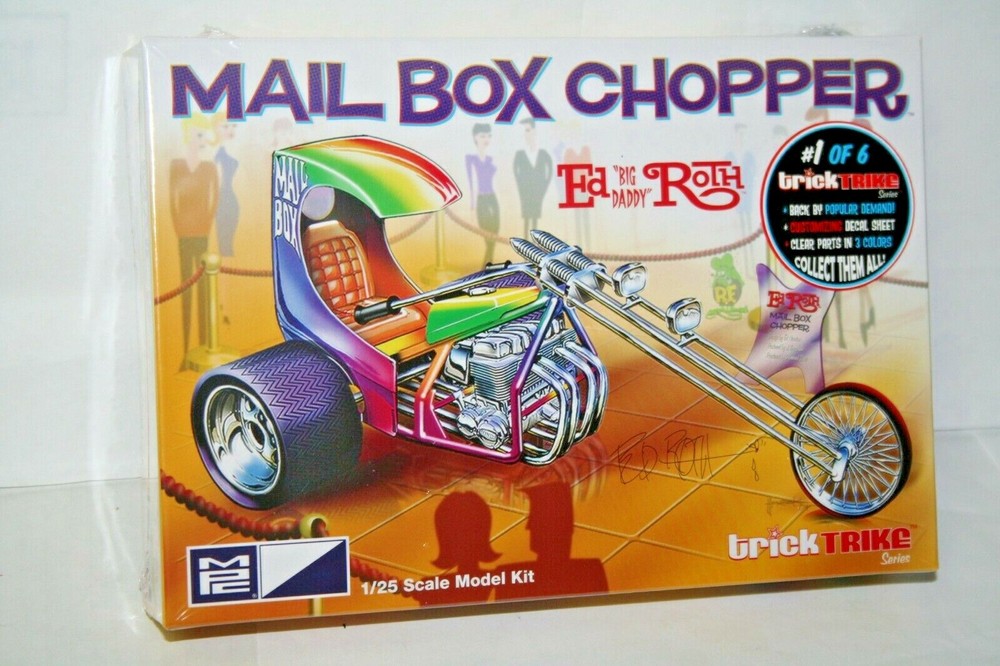 New MPC Ed Roth’s Mail Box Chopper Trick Trikes Series 1:25 scale model kit 892