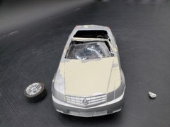 Built JIMMY Flintsone resin CADILLAC coupe 1:24 or 1/25 MODEL KIT Diorama 🔥🚦