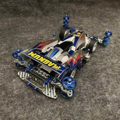 TAMIYA Mini 4WD Speed Viper FMA Front Motor Chassis 9 Tone Matte Black Custom