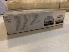 Vintage Metal Die Cast Testors 1957 Corvette Model Car Kit Snap Chevrolet Chevy