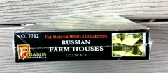 PEGASUS 1/72 Scale WW I or WW II Russian / Soviet Farm Houses Model Kit 7702 F/S