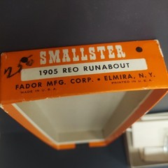 1950s Fador’s Authentic Smallster Auto Kit 1905 REO Runabout 3/4 Inch Model