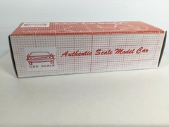 New 1963 Ford Galaxie Promo Model REPLICA BOX ONLY..NO CAR Red