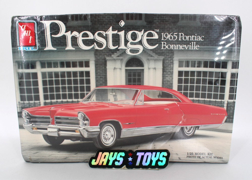 Prestige 1965 Pontiac Bonneville 1/25 Model Kit 1987 AMT Ertl Factory Sealed