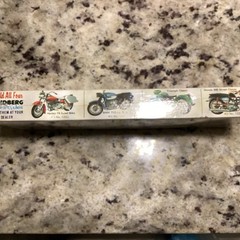 BMW 750cc Motorcycle Vintage Lindberg Plastic Model Kit #1221 New & Sealed NOS