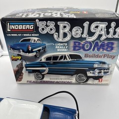 LINDBERG 1953 BEL AIR BOMB BUILD N’PLAY JUMPING ACTION MODEL KIT HOPPER LOWRIDER