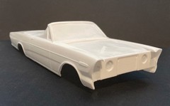1966 FORD GALAXIE CONVERTIBLE RESIN CONVERSION KIT for 1/25 AMT GALAXIE KITS