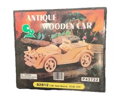 Antique Wooden Car Model Kit P43722 – 82812 Stutz Bearcat Year 1931 New