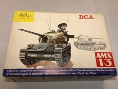 Vintage Heller DCA 1/35 AMX 13 Model Kit Made in France #783 Open Box