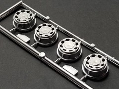 BASSETT STYLE RACING WHEELS from 77 Chevy Monte Carlo Salvinos JR 1:25 Model Kit