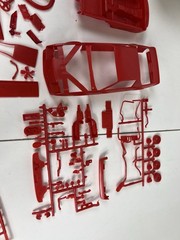 Camaro Z28 MPC 1:25 Model Kit # 1-0814 Parts Pieces Red Vintage Open Box