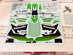 ~ TAMIYA Model 14109 Scale 1/12, Kawasaki NINGA ZX-RR ~ Assembled Built w/ Box ~