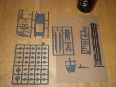 WW#2, GERMAN Sd. Kfz.7/1, 8 TON HALF TRACK QUAD 20mm AA. Plastic Model Kit, 1/72