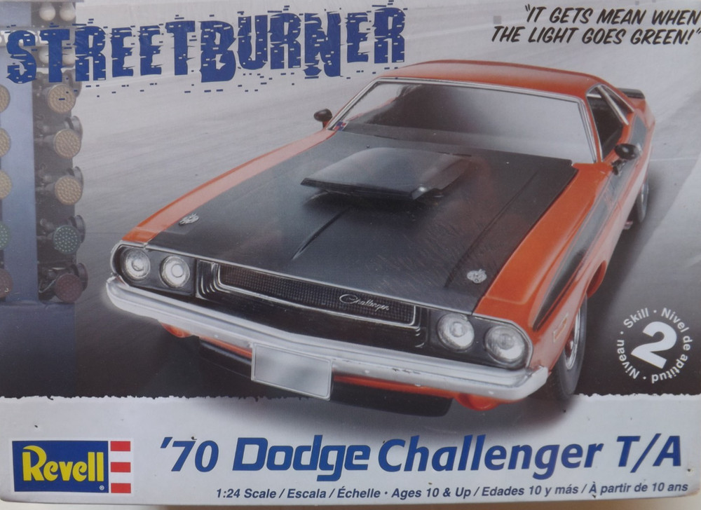 1/24 Revell 1970 Dodge Challenger T/A “Street Burner” #85-2596 OOP/HTF/RARE
