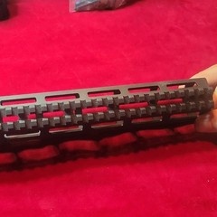 15″ Handguard Black and a hess bank truck