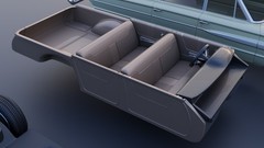 3d Printed 1/25 Country Sedan Station Wagon Model Kit