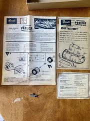 Vintage Revell Motorized Competition Porsche 1/24 Built Model Kit with Box