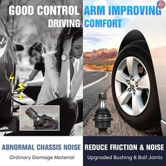 Front Lower Control Arm Kit Fit for Dodge Caliber 2009-2012, Fit for Jeep