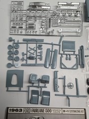 1963 FORD FAIRLANE 500 HARDTOP AMT ’63 Issue 1/25 Plastic Model Kit “COMPLETE”
