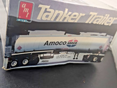 Amt Ertl Amoco Semi Truck Tanker Trailer 1:25 Scale Model Kit 6698 tractor