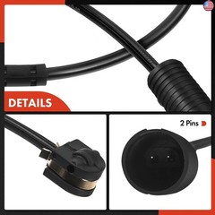 A-Premium Front and Rear Disc Brake Pad Wear Sensors Compatible with Mini