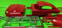 REVELL Jaguar XK-E Type Coupe 1/24 New Tool! Hood Body Glass Chrome Head Lights