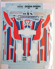 Decalpool 1/24 Alfa Romeo 155 V6 ti “Martini” #5 & #6 ITC 1996 Decal Sheet DP296