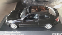1/43 MINICHAMPS Mercedes Benz , C class coupe, sport,met. Black, mint+++!