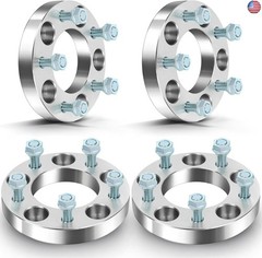 ECCPP 4PCS 1 Inch 5×5 to 5×5 5 Lug Wheel Spacers 5x127mm to 5x127mm Fits for