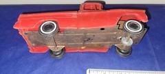 vtg Chevrolet Friction APACHE Pickup Red PARTS REPAIR SHIPPING INCL promo model