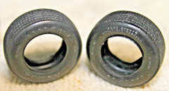 4 SUPER WIDE SUPER STREET SPECIAL TREADED TIRES & 2 FRONT 1/25 SCALE