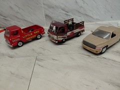 Model Junkyard/parts Plastic Custom Vintage Lot Of 3 Custom Dodge Pickups
