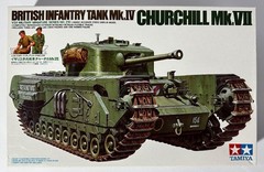 Lot: Tamiya #35210 1/35 Scale Churchill Mk.VII w/RB Metal Barrel & Star Decals