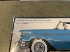 AMT 1957 Chevy Bel Air Model Car Scale 1:25 – Blue/White Factory Sealed New