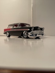 1956 Chevy Bel Air Nomad Station Wagon built Model Car 1/25