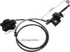 PRO BAT ATV Hydraulic Disc Brake Kit with Brake Caliper Rotor for 50cc 70cc