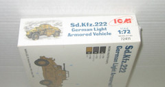 ICM 1/72 20MM WWII German Army Sd.Kfz. 222 Light Armored Vehicle 72411