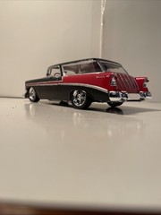 1956 Chevy Bel Air Nomad Station Wagon built Model Car 1/25