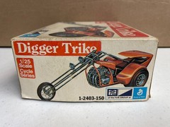 Vintage MPC Digger Trike Model Kit