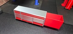 1/24 scale tool box-red- for model displays or diorama