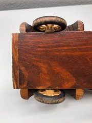 Classic Vintage Handcrafted Wooden Model Car 1933 Packard Twelve Luxury Vehicle