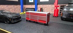 1/24 scale tool box-red- for model displays or diorama