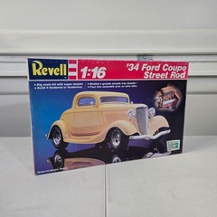 Revell 1:16 34 Ford Coupe Street Rod Model Kit 7474 Open Box Sealed Inside VTG
