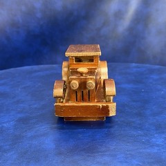 Vtg Wood Old Time Car Model 20s – 30s Style Auto Collectible Wooden Automobile