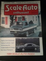Scale Auto Enthusiast Magazine Sept /Oct 84 Jan / Feb 85 Nov/Dec 82 Lot 1