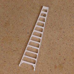 1/24-1/25 Scale 12ft Ladder for Model Car Shop, Garage, Diorama
