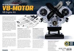 V8 Engine Model Kit: Build a Transparent Working 8-Cylinder Engine in Hours