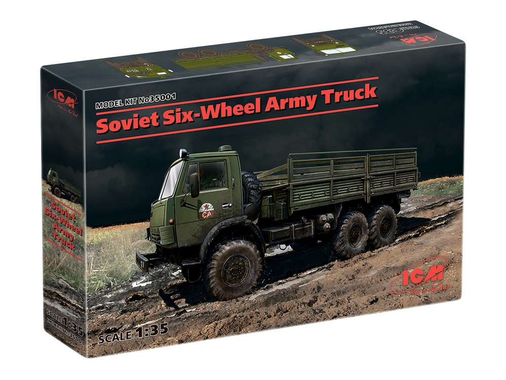 ICM 35001 – Soviet Six-Wheel Army Truck – 1:35 Scale Plastic Model Kit