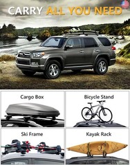 Tuyoung 300lbs Lockable Roof Rack Cross Bars Compatible with Toyota 4Runner
