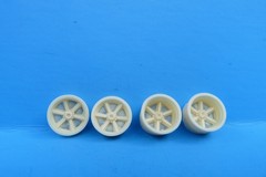 1/25TH SCALE 1970’S EAGLE INDYCAR RESIN RIMS, 1 SET, CART, INDY RESIN, USAC